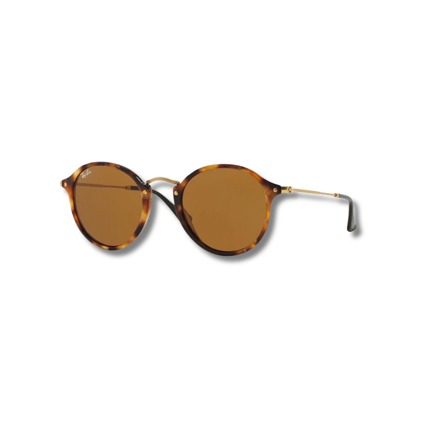Gafas de Sol RB Round Fleck Brown Carey