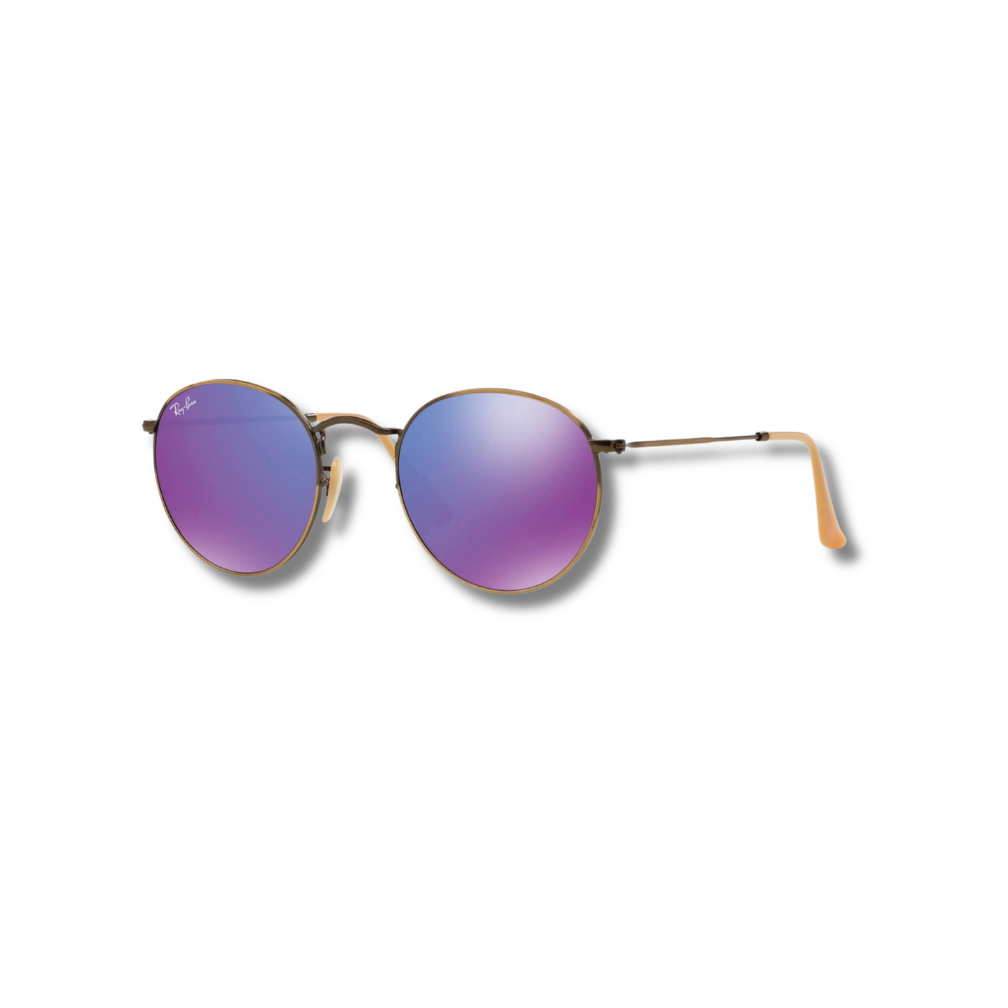 Gafas de Sol RB Round Metal Flash Purple