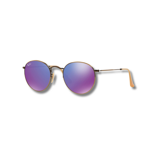 Gafas de Sol RB Round Metal Flash Purple