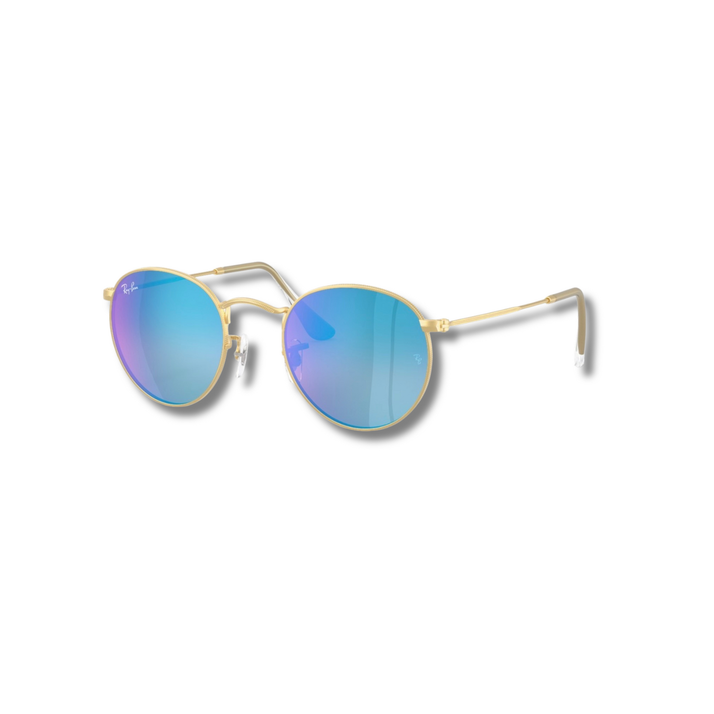 Gafas de Sol RB Round Metal Flash Blue