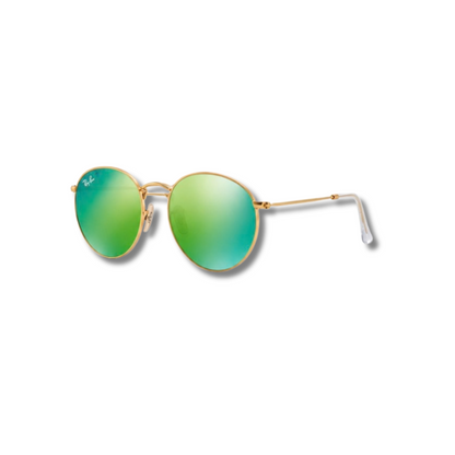 Gafas de Sol RB Round Metal Green Flash
