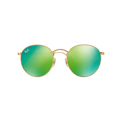 Gafas de Sol RB Round Metal Green Flash