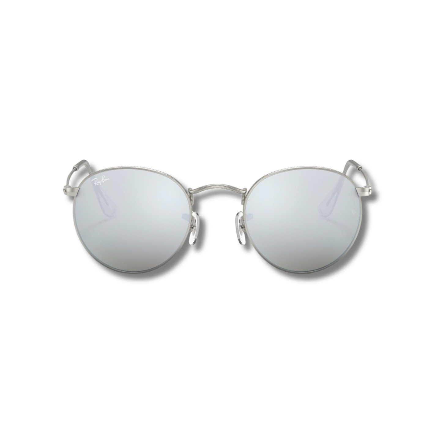 Gafas de Sol RB Round Metal Flash Silver