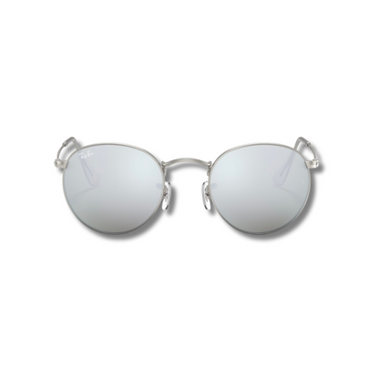 Gafas de Sol RB Round Metal Flash Silver