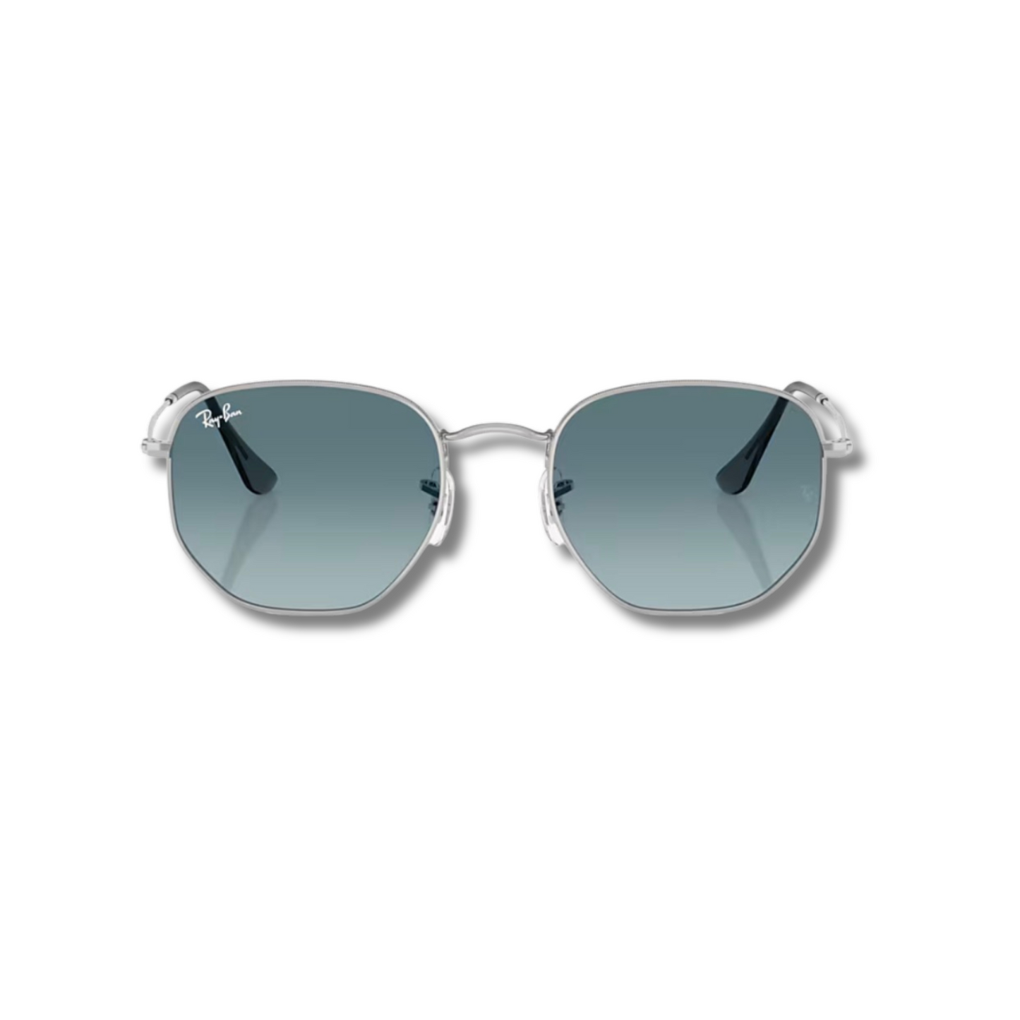 Gafas de Sol RB Hexagonal Blue Silver