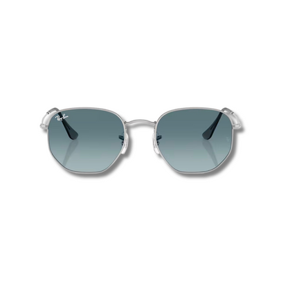 Gafas de Sol RB Hexagonal Blue Silver