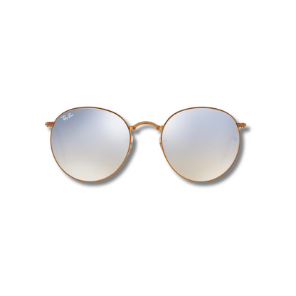 Gafas de Sol RB Round Metal Folding Flash Silver