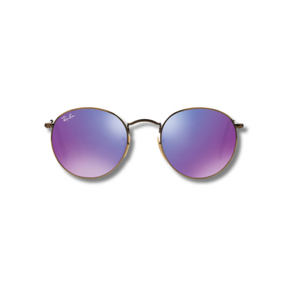 Gafas de Sol RB Round Metal Flash Purple