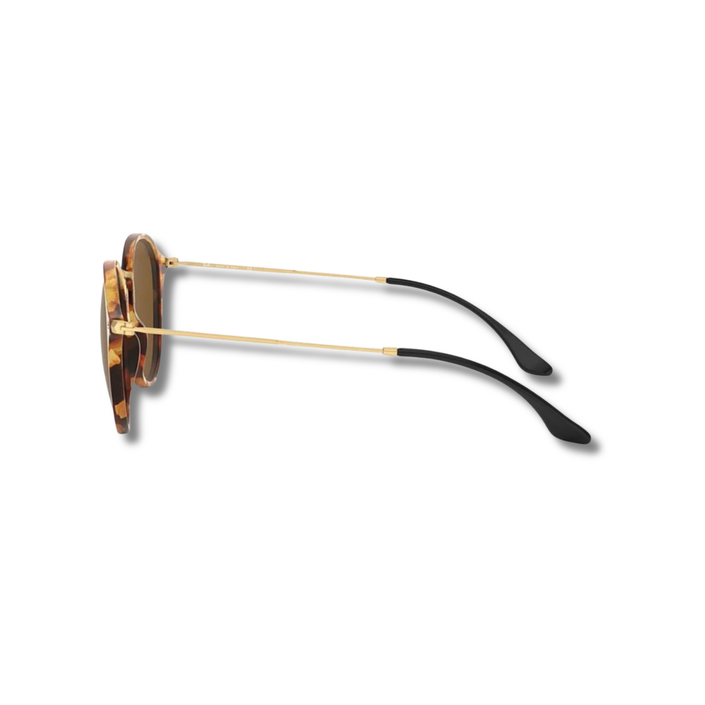 Gafas de Sol RB Round Fleck Brown Carey