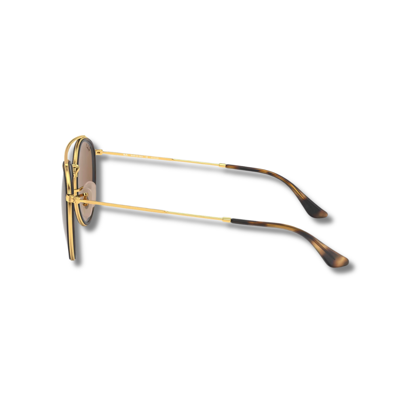Gafas de Sol RB Round Double Bridge Brown Carey