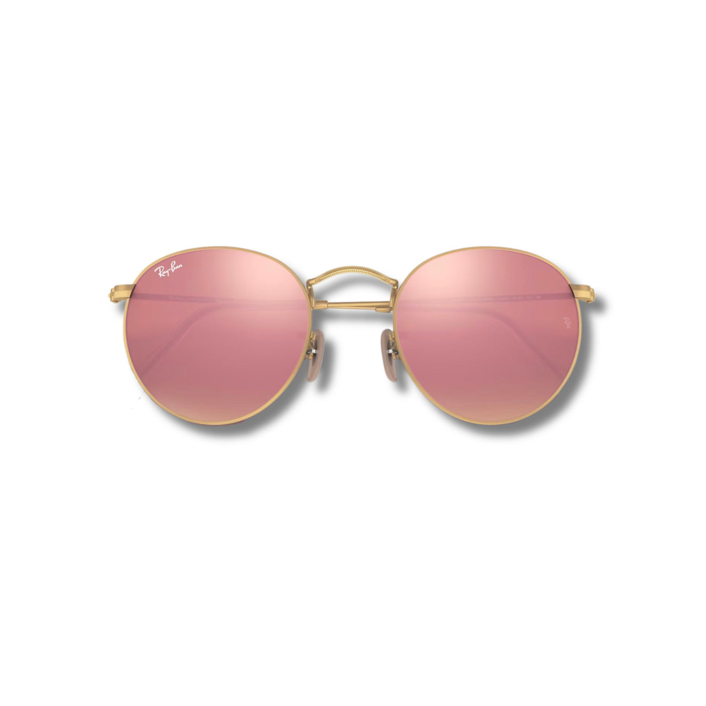 Gafas de Sol RB Round Metal Rose Flash