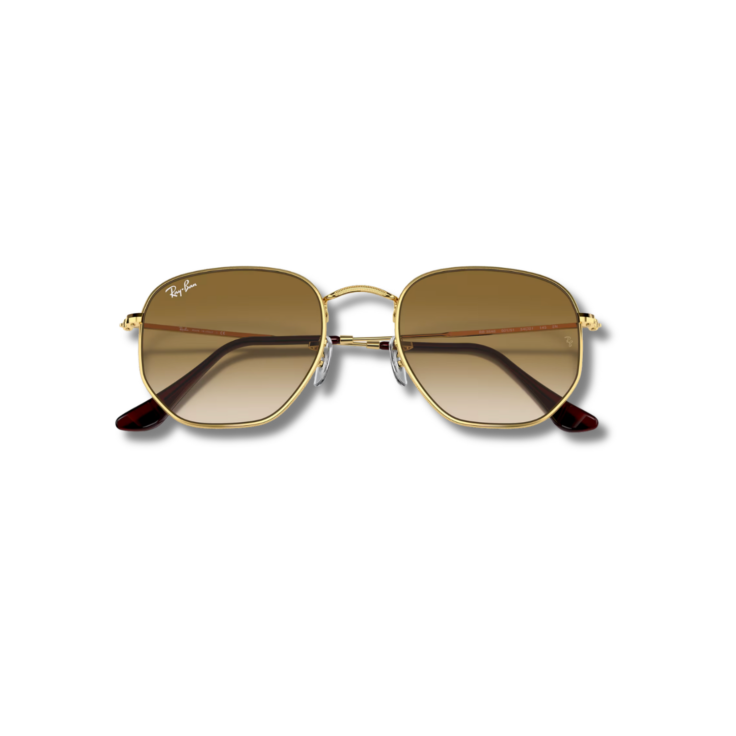 Gafas de Sol RB Hexagonal Brown Gradient