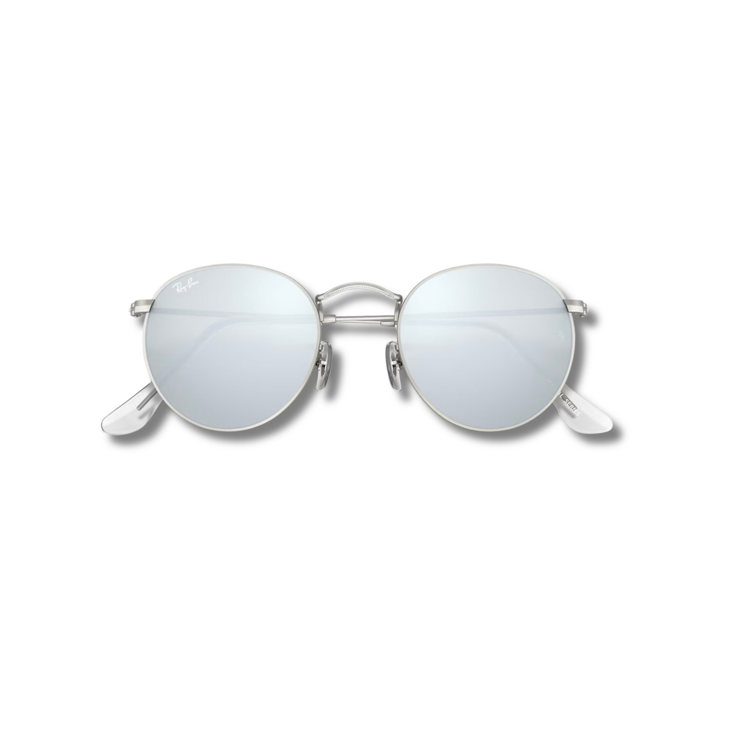 Gafas de Sol RB Round Metal Flash Silver