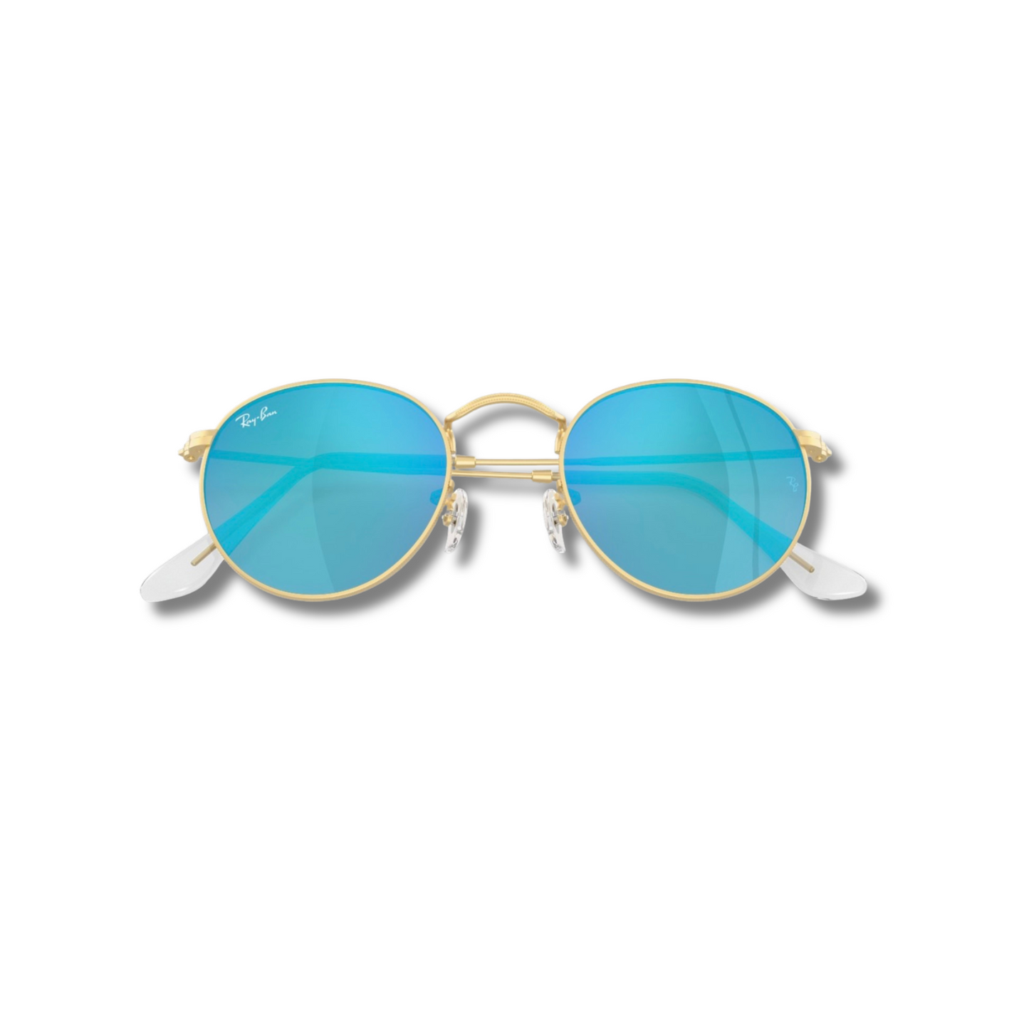 Gafas de Sol RB Round Metal Flash Blue