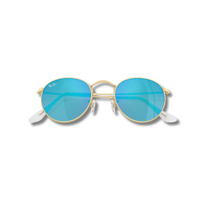 Gafas de Sol RB Round Metal Flash Blue
