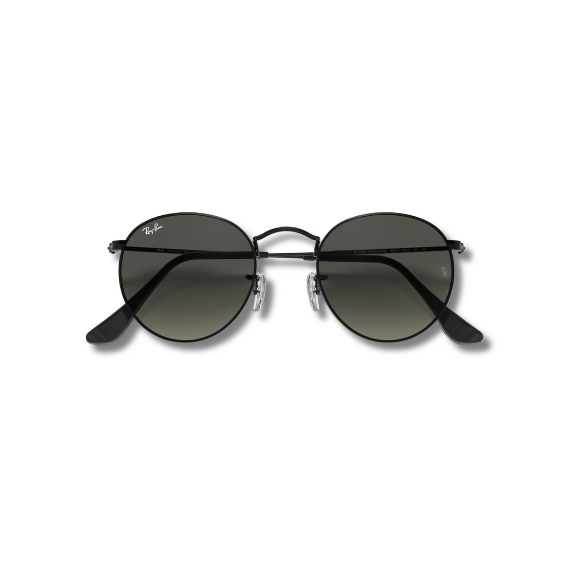 Gafas de Sol RB Round Metal Black Gradient