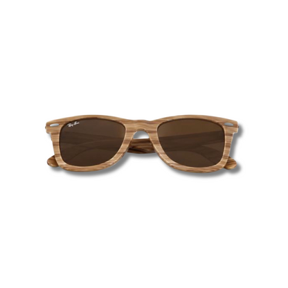 Gafas de Sol RB Wayfarer Brown Wood