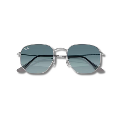 Gafas de Sol RB Hexagonal Blue Silver